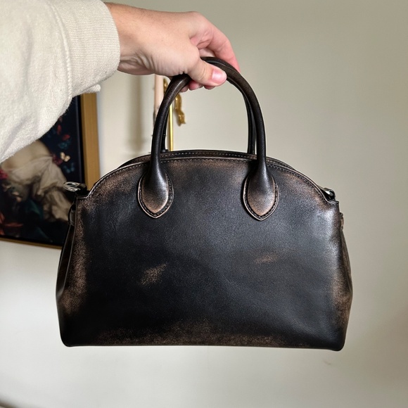 Coach Loved Leather Empire 28 Carryall Satchel - Picture 3 of 8